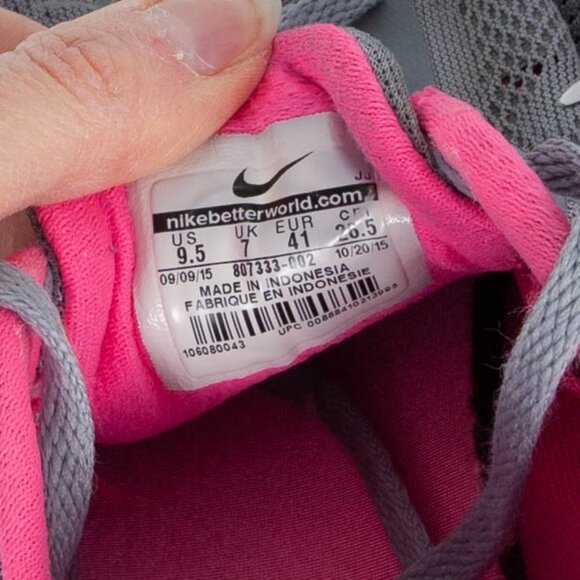 Nike In Season TR 5 Running Shoes Pink Gray Womens US Size 9.5 - Picture 6 of 7
